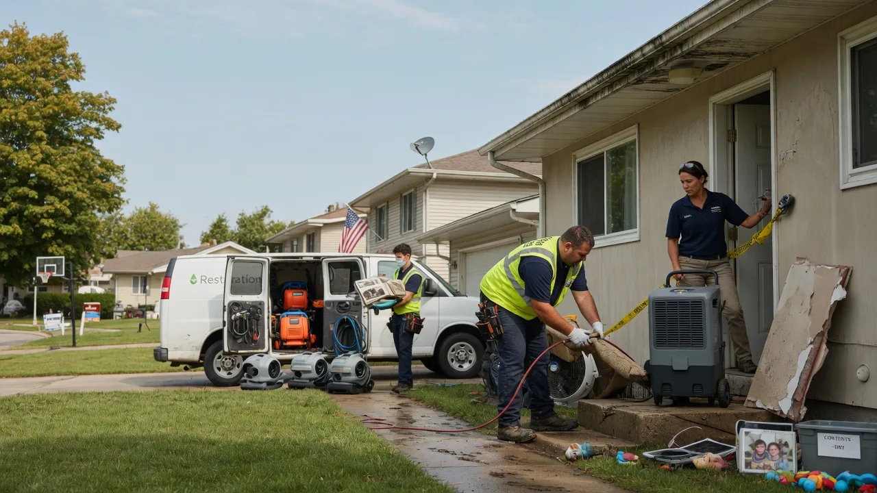 Water Damage Restoration in Sheffield, IL near me